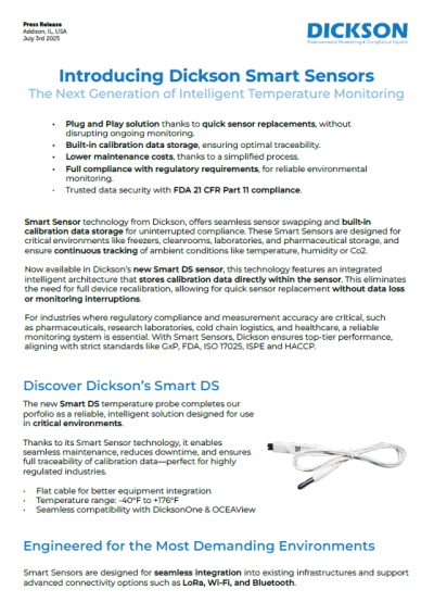 PR Smart sensor en