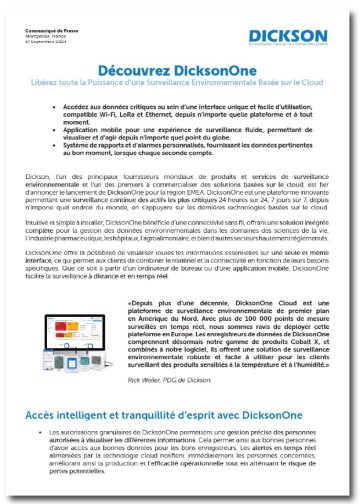 Communiqué D1