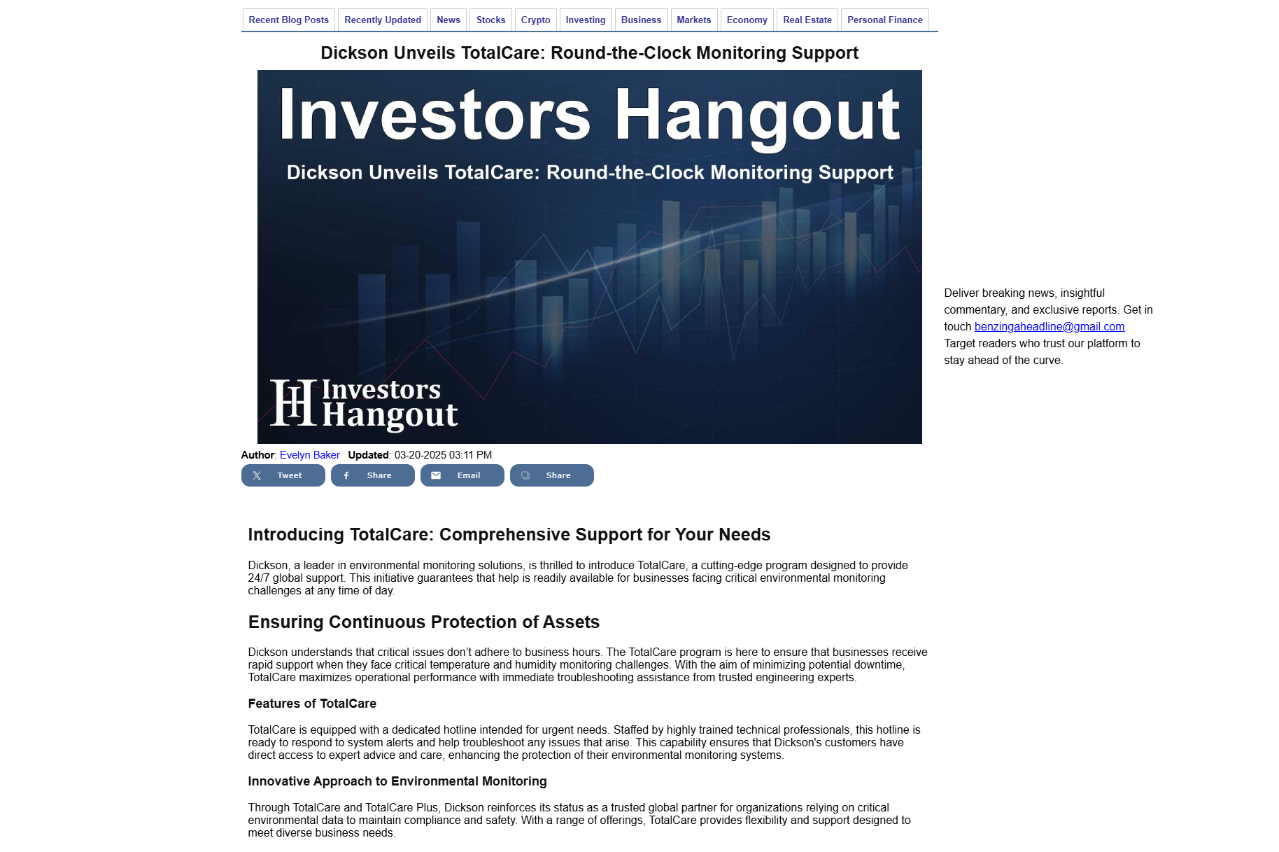 Investor hangout