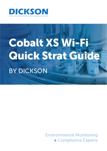 Cobalt XS WIFI Quick User Guide